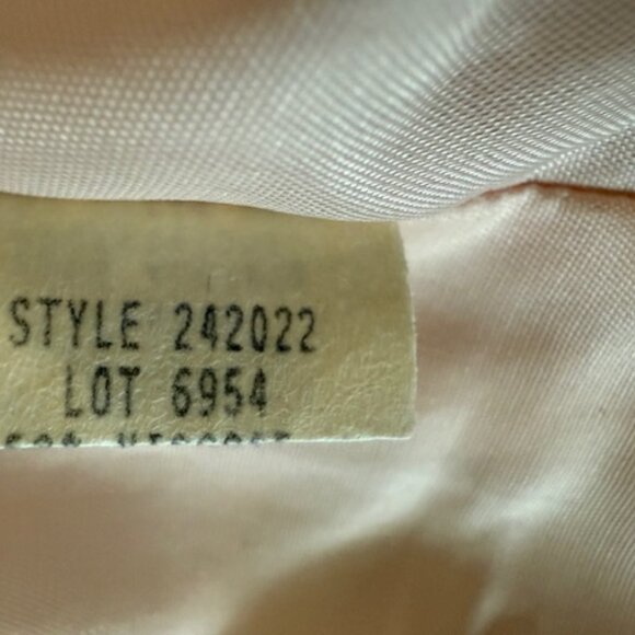 Victor Costa for Nahdreé Jacket Skirt 2 Pc Set,Blush Peach, Elegant Suit Sz 10 - Picture 13 of 16